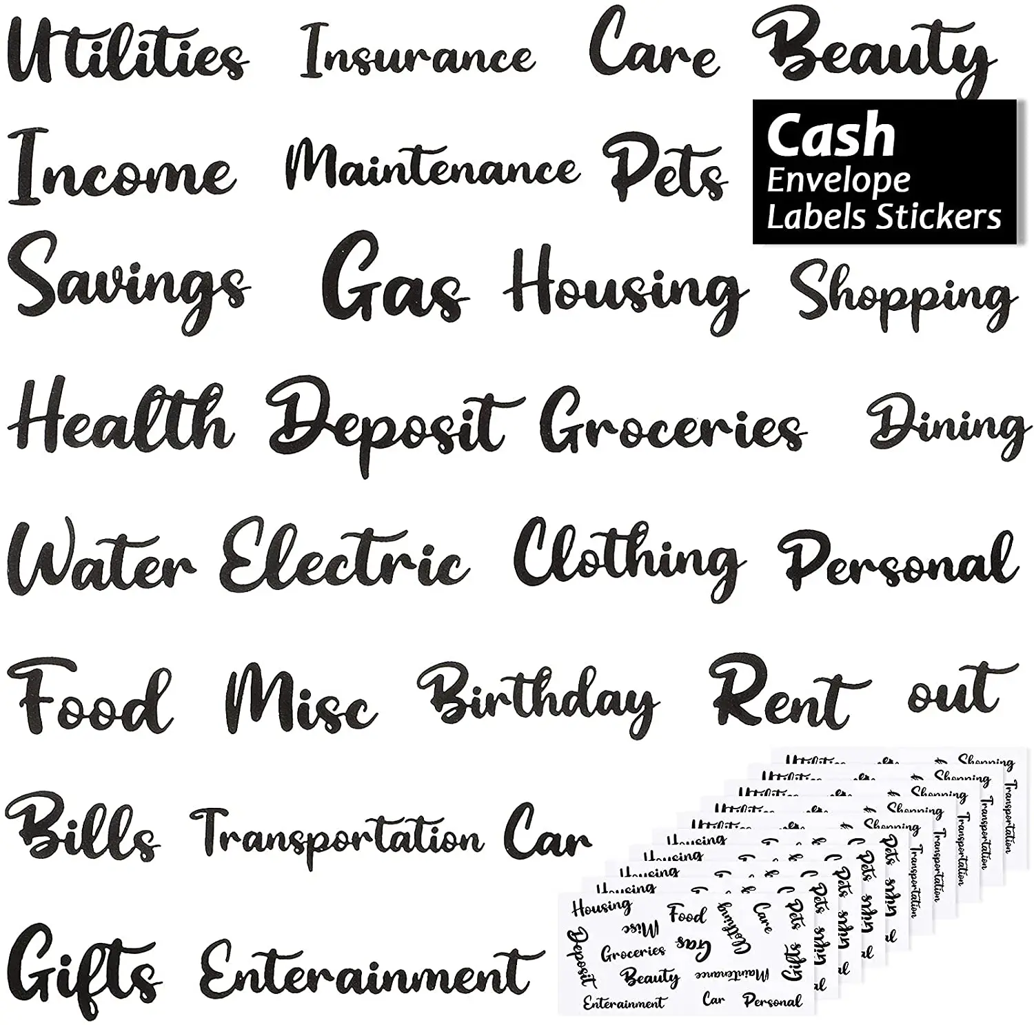 Этикетка для денежных конвертов