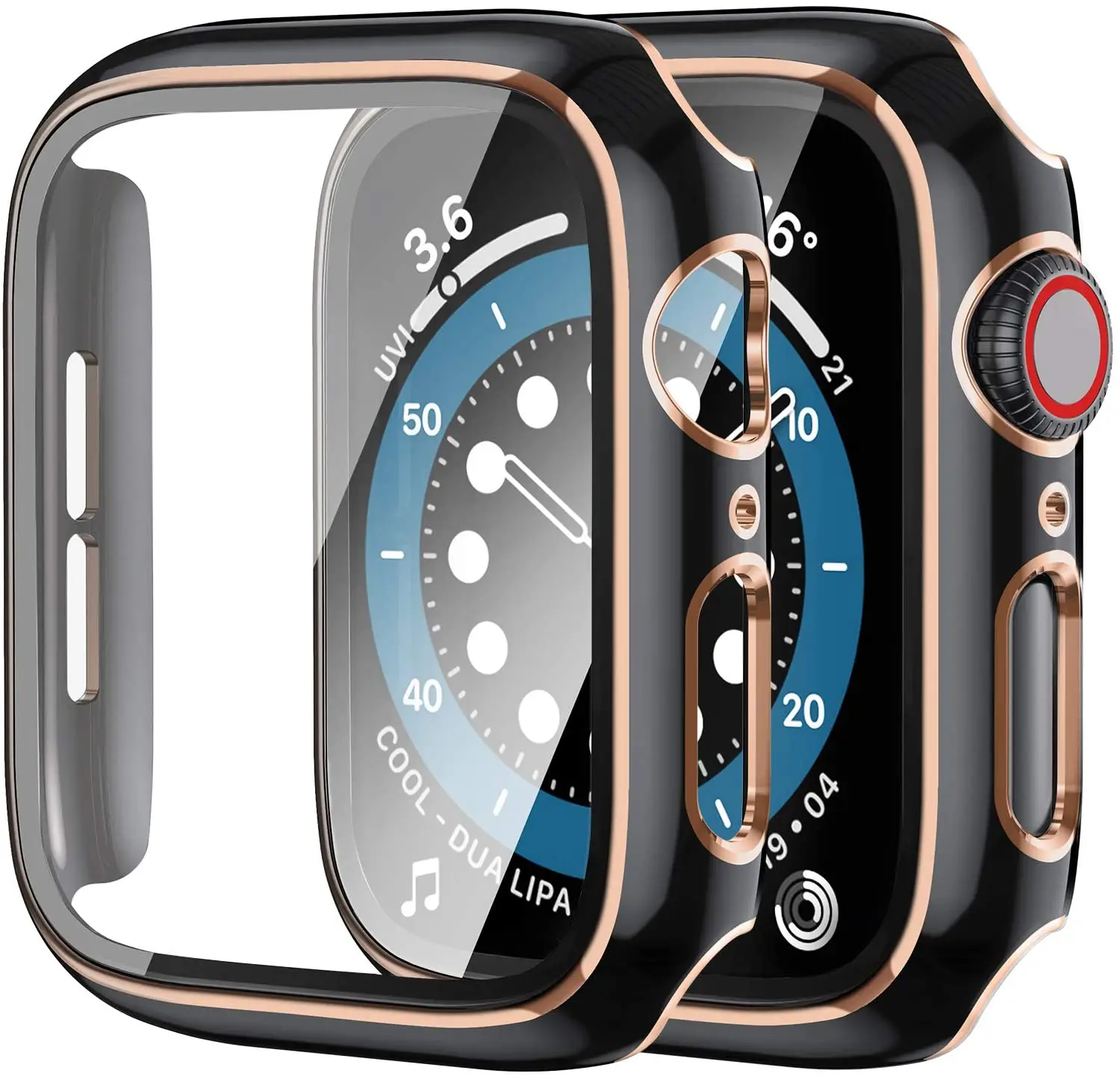 Стекло и крышка для apple watch 9 8 7 6 se 3 4 5 - Фотография_2