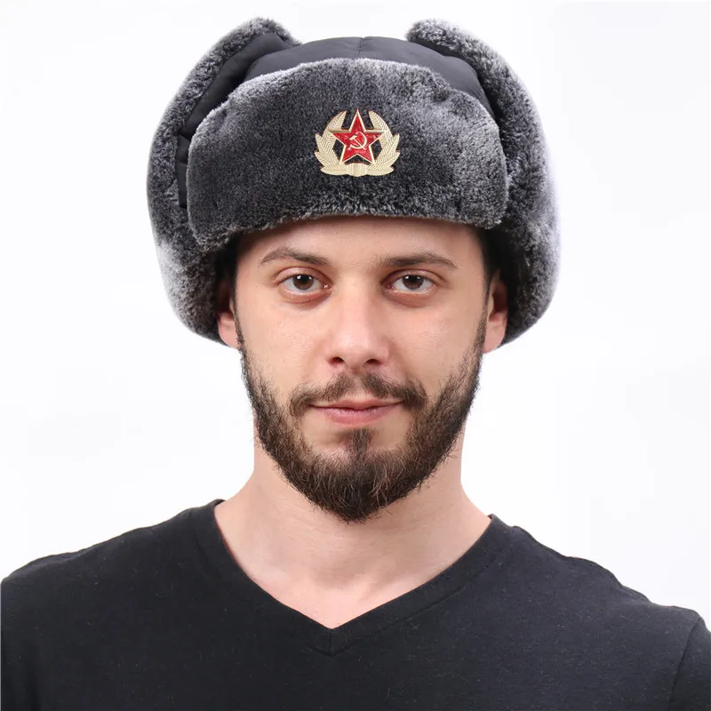 Шапка-ушанка мужская зимняя - Фотография_2