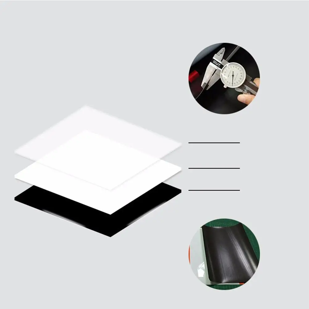 Гибкая магнитная белая доска размера a5 для магнитов на холодильник - Фотография_5