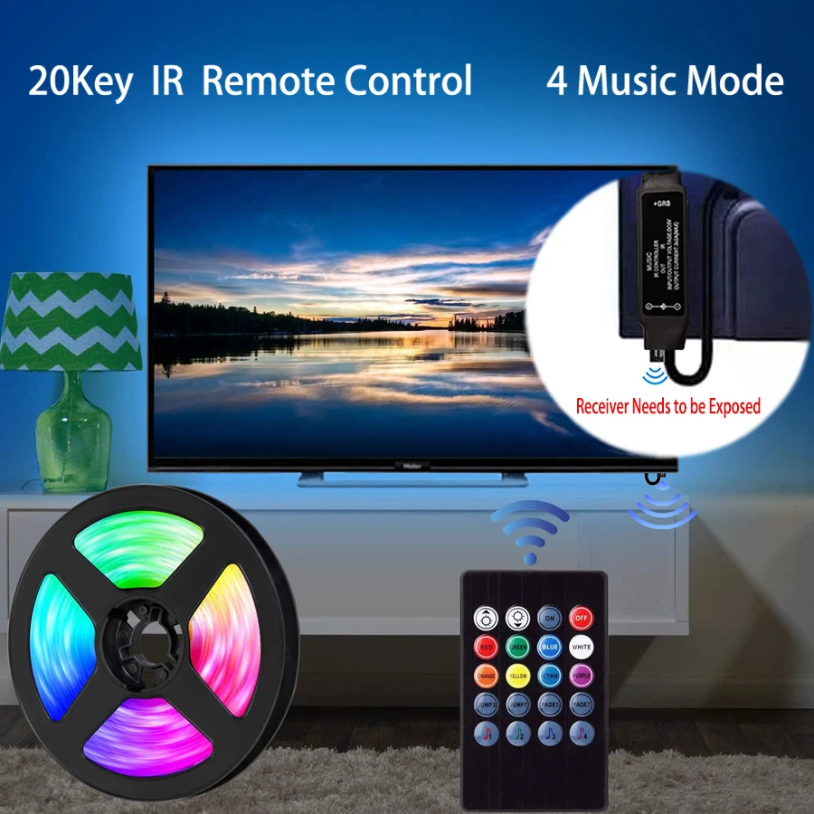 Светодиодная лента 2835 5050 usb - Фотография_4