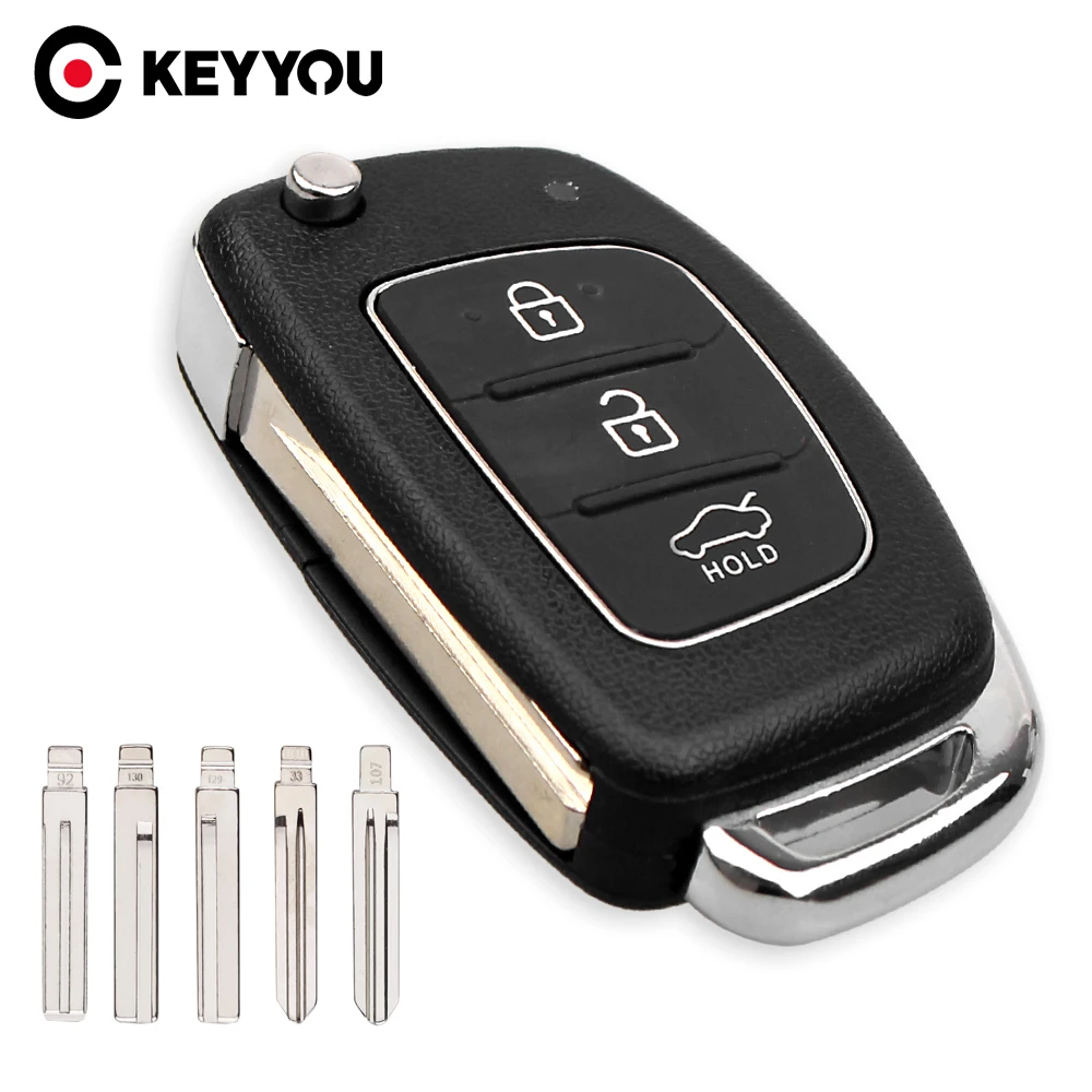 Keyyou 3-кнопочный складной флип-чехол