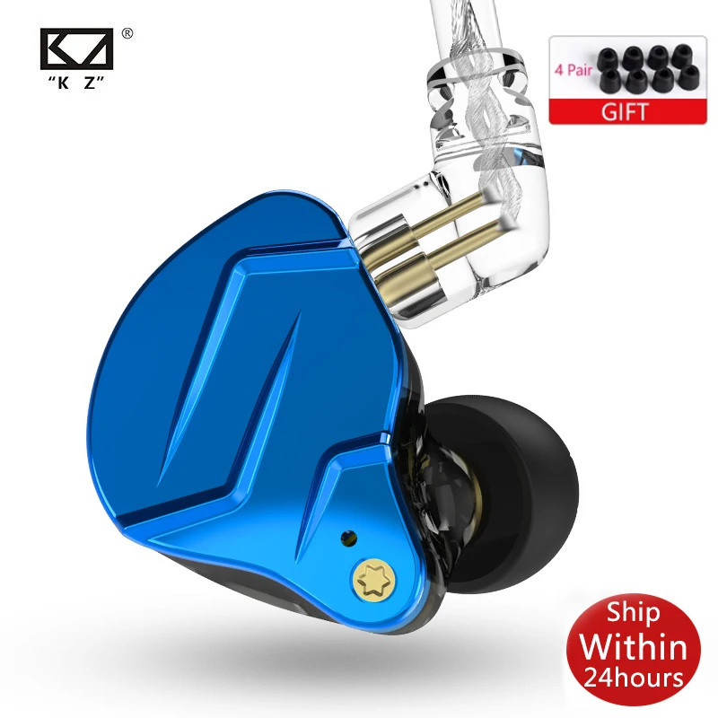 Kz zsn pro x металлические наушники - Фотография_2