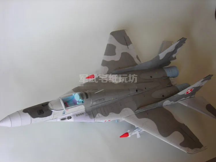 Набор бумажных моделей для рукоделия mikoyan mig-29 - Фотография_3