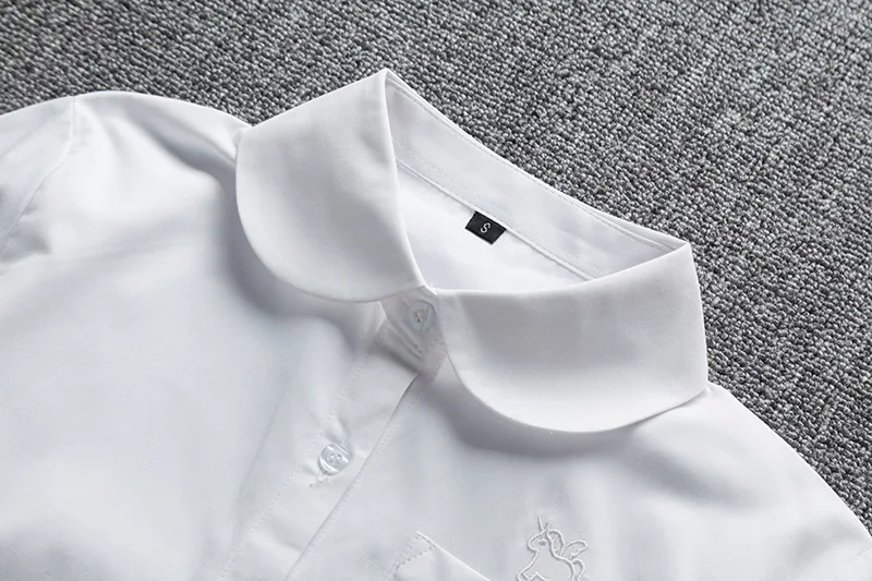 Школьная форма, белая рубашка с длинным рукавом - Фотография_3