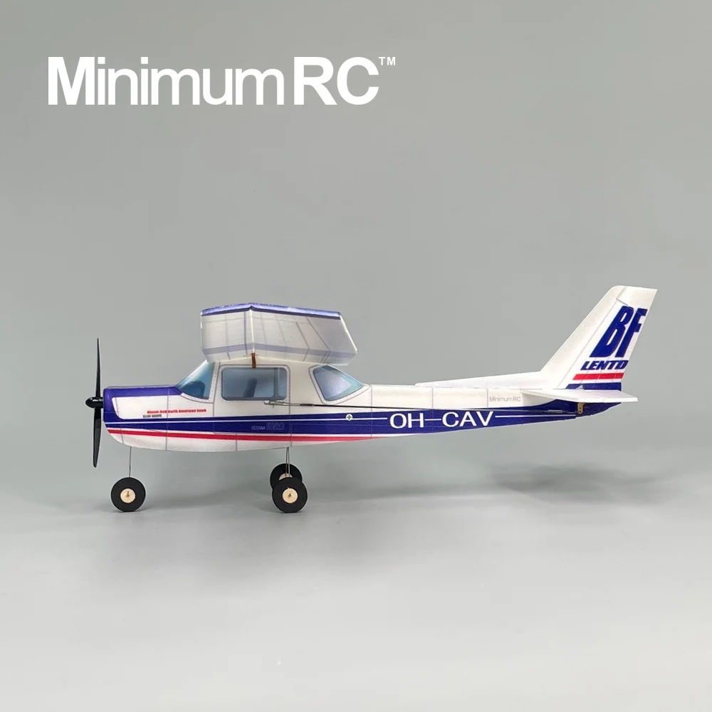 Миниатюрный комплект самолета синий cessna152 360 мм - Фотография_3