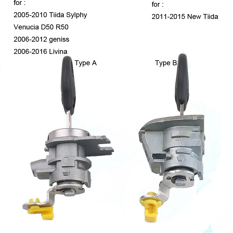 Цилиндр для автомобильного дверного замка для nissan sylphy tiida livina s