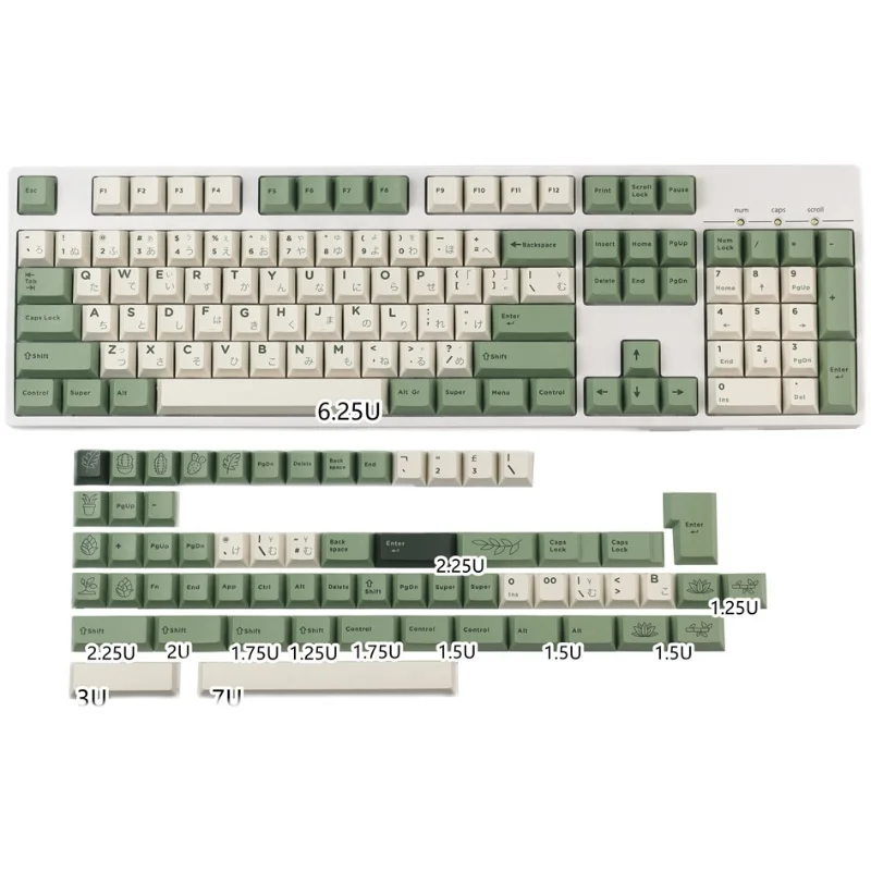 Колпачки для ботанических ключей gmk desert