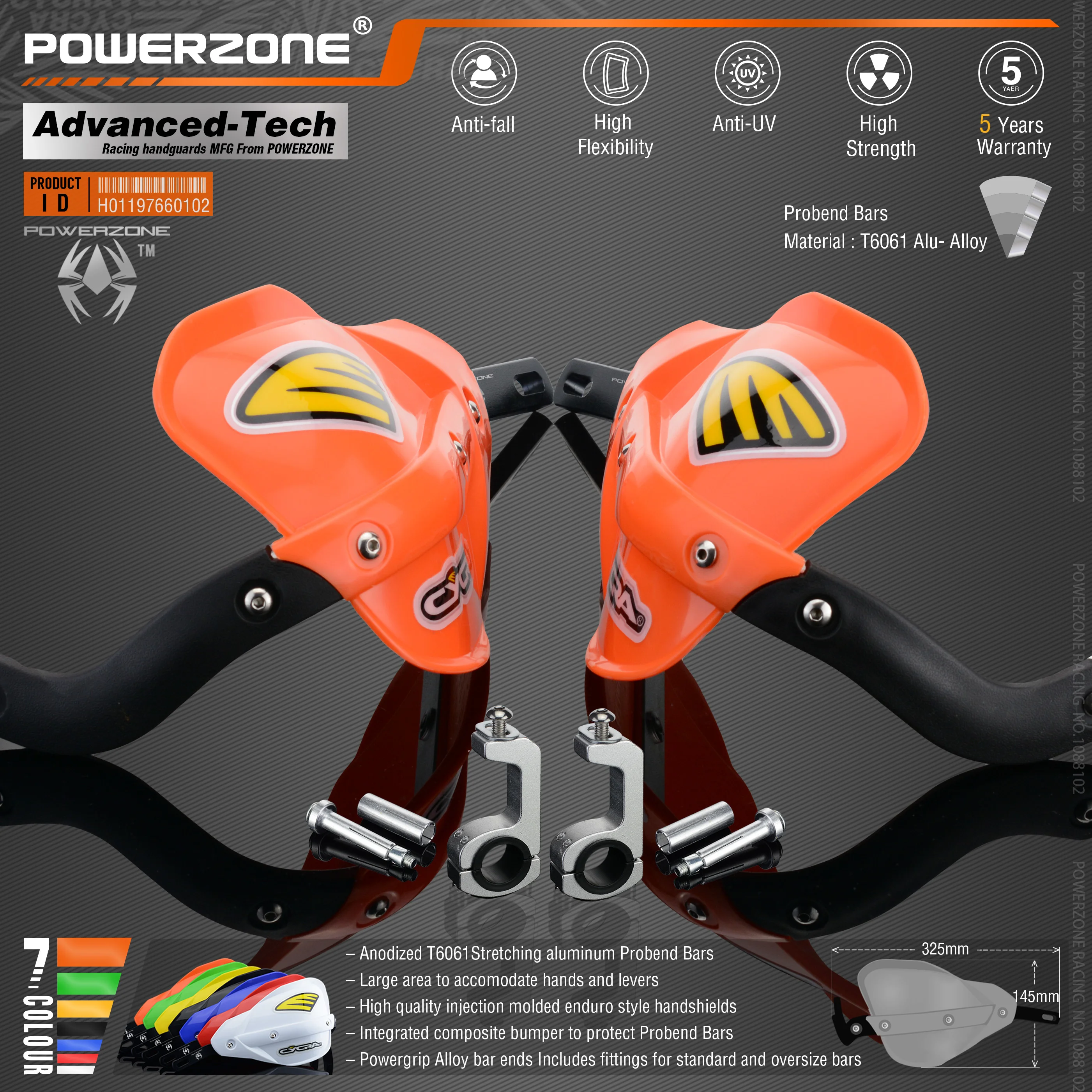 Ручки powerzone probend для honda - Фотография_2