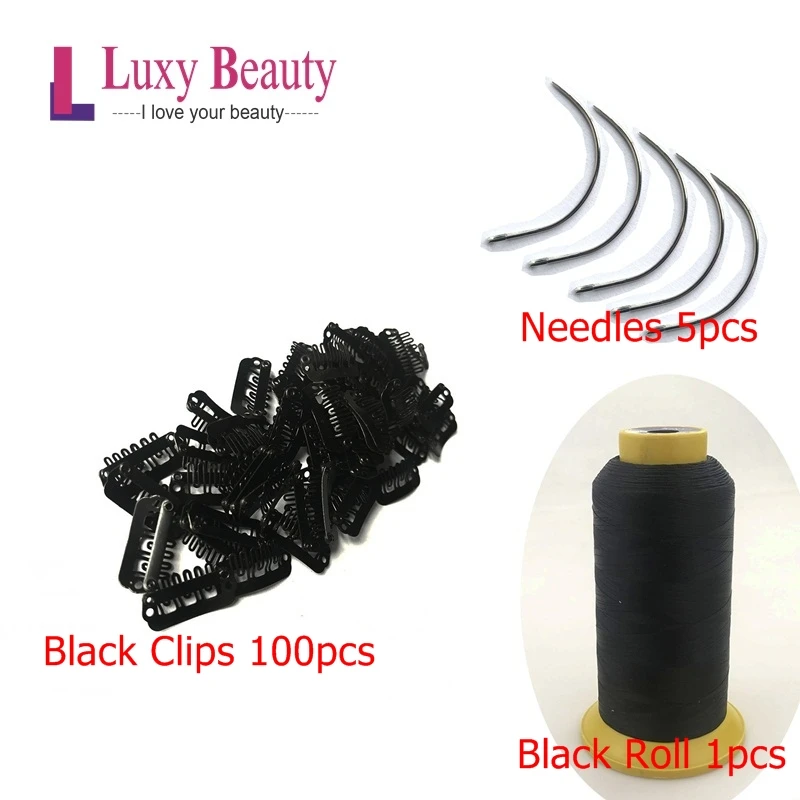 3.2cm hair wig clips 100pcs + weaving