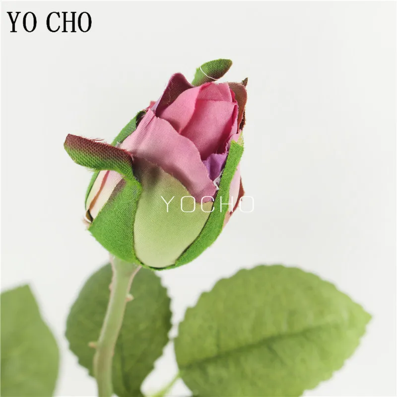 Yo cho розовая роза шелковый свадебный - Фотография_5
