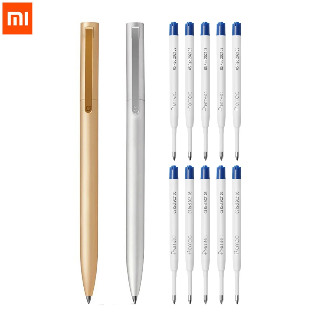 Оригинальная шариковая ручка xiaomi mijia с металлическим знаком