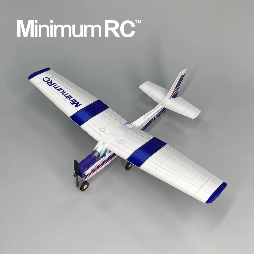 Миниатюрный комплект самолета синий cessna152 360 мм - Фотография_5