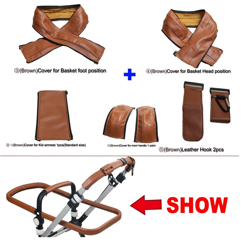 Чехол на ручку коляски для bugaboo cameleon 1 2 3/3 plus - Фотография_6