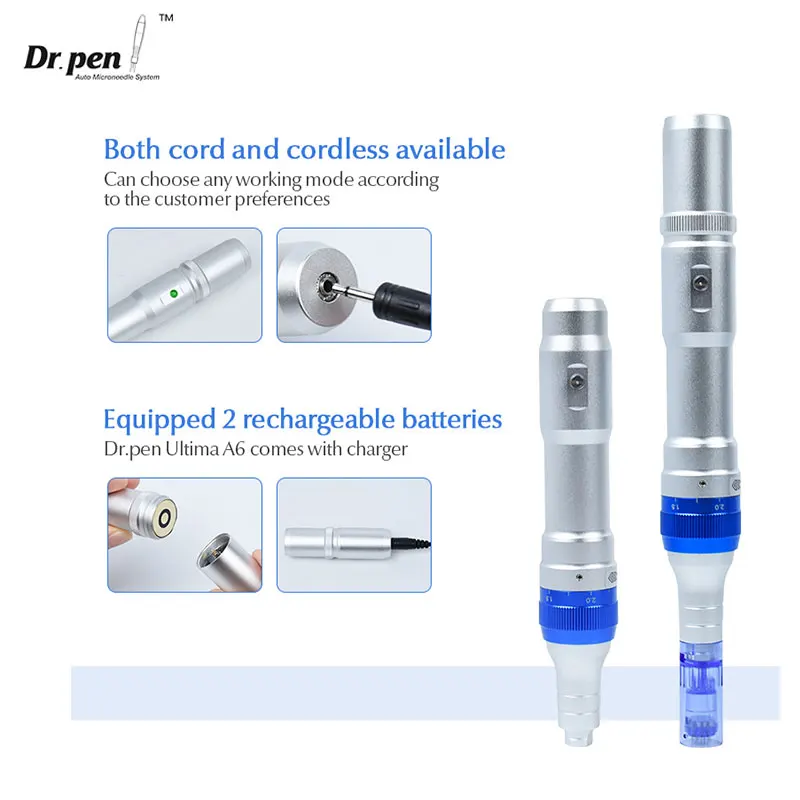 Оригинальная ручка dr pen a6 microneedling - Фотография_2