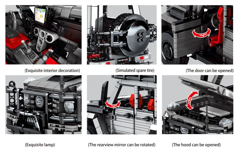 Benz g550 4x4 rc автомобильный - Фотография_2