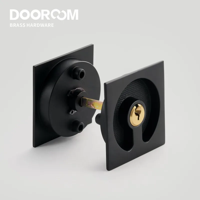 Dooroom латунные раздвижные дверные ручки - Фотография_4