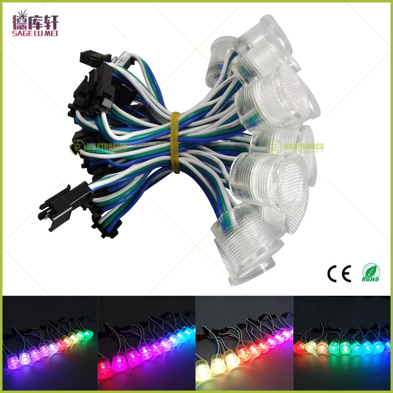 Dc 5 в ws2811ic 20 мм диаметр прозрачная
