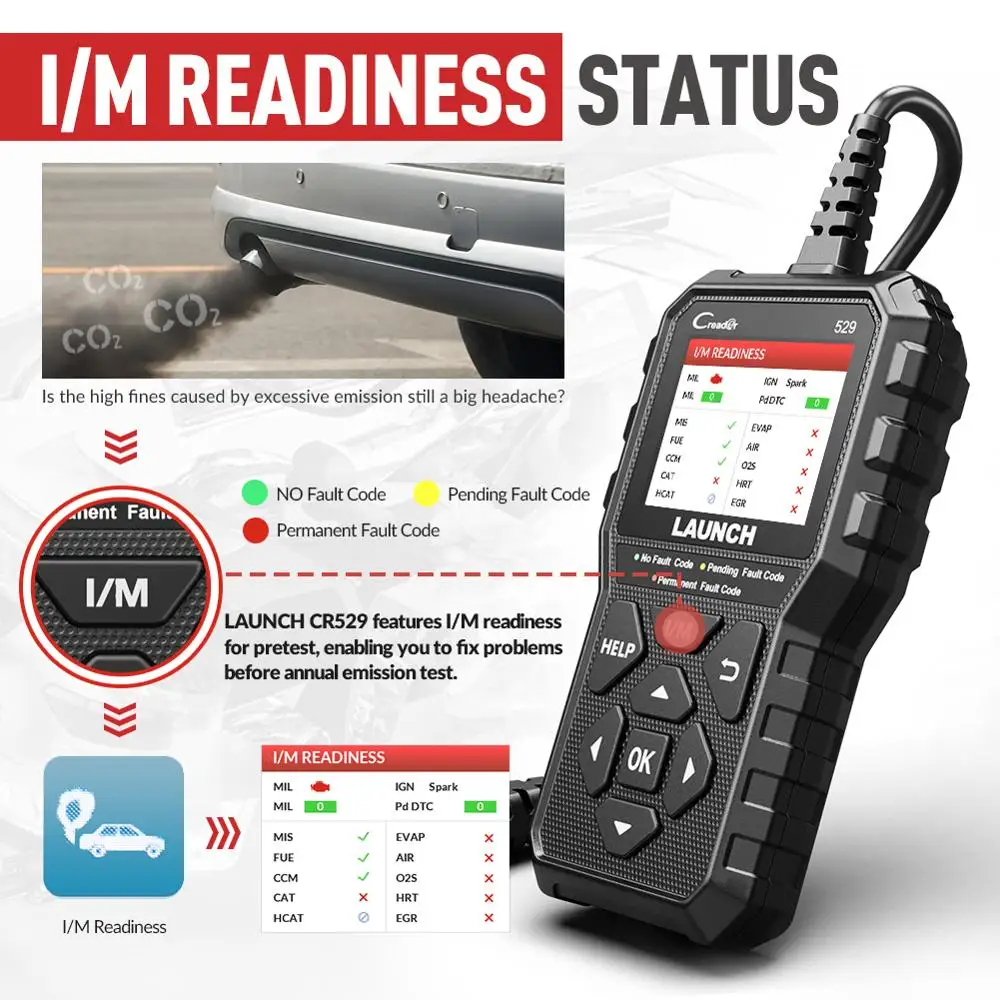 Сканер obd2 gl launch cr529 - Фотография_3