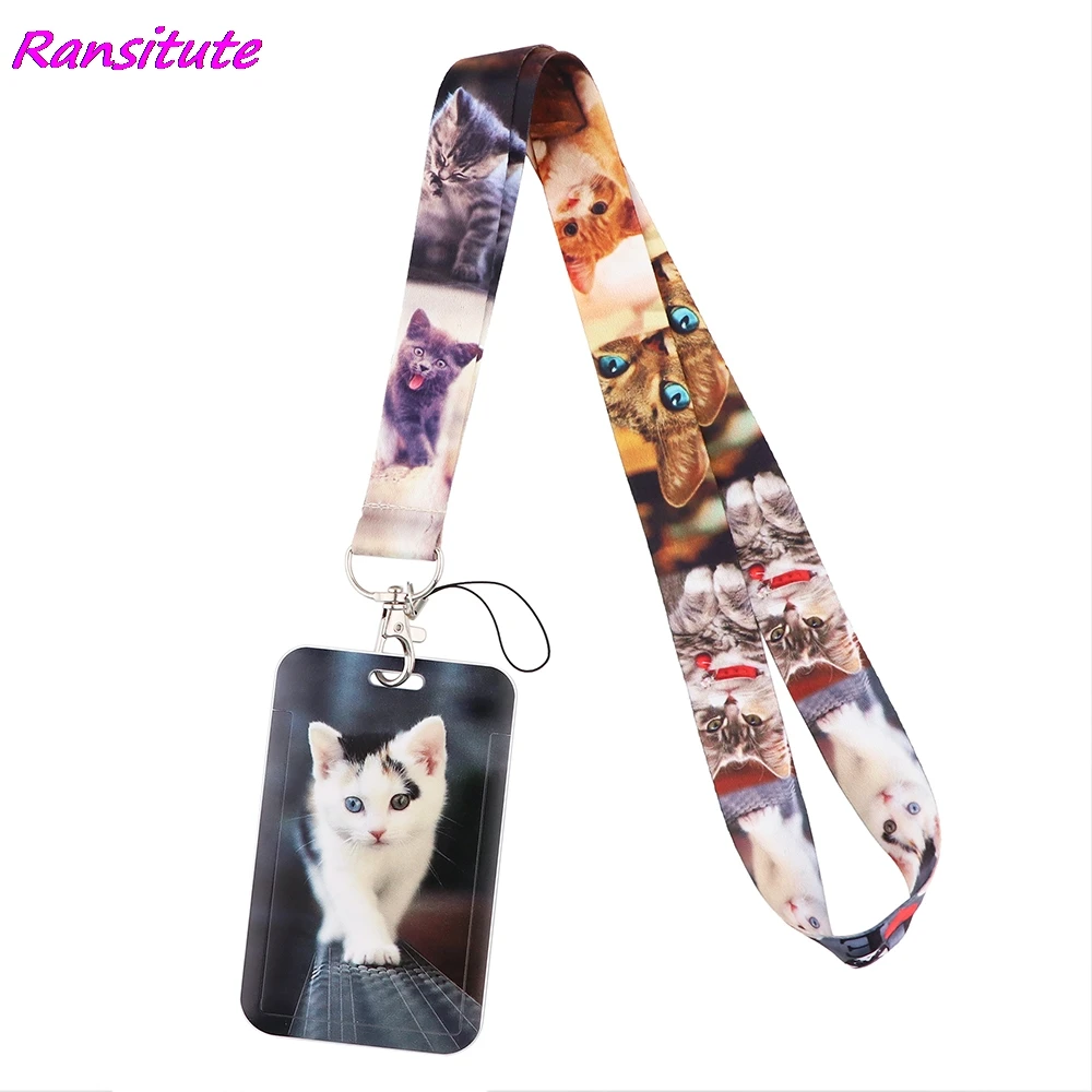 Креативный шнурок ransitute r1930 с изображением милого кота