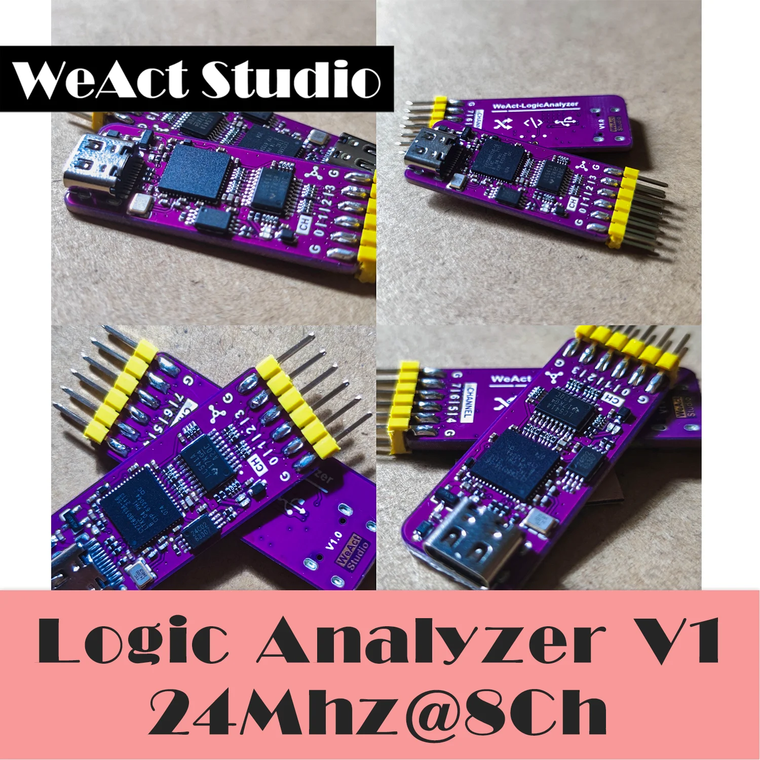 Логический анализатор weact usb dla mini - Фотография_2