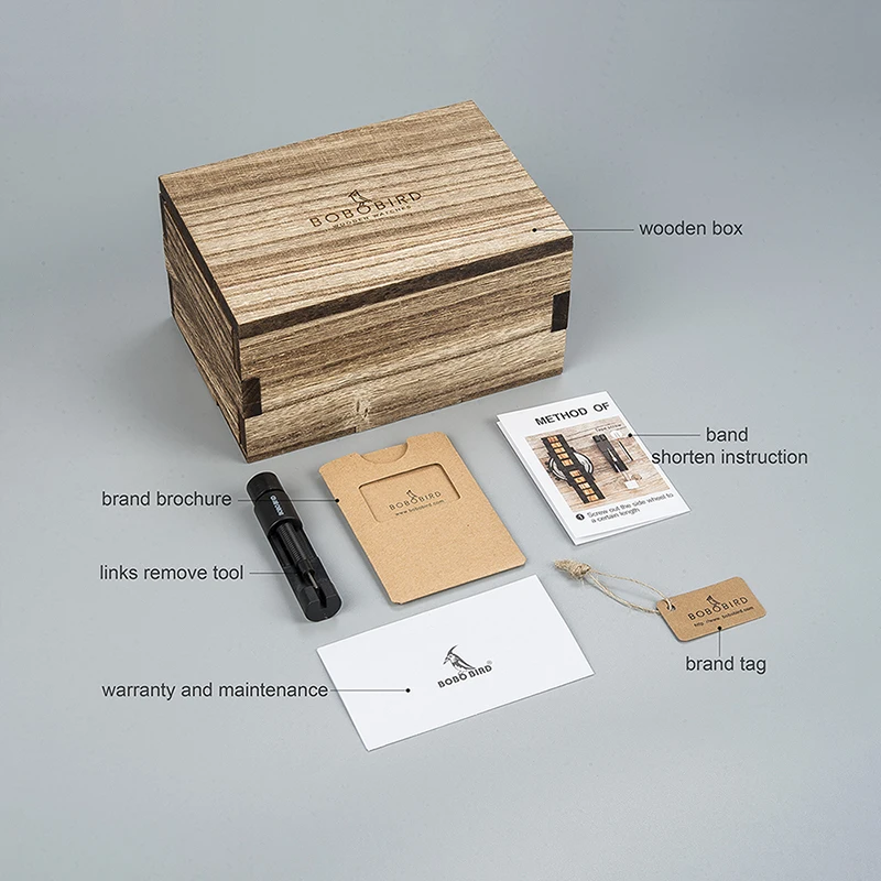 Мужские автоматические механические часы bobo bird - Фотография_6