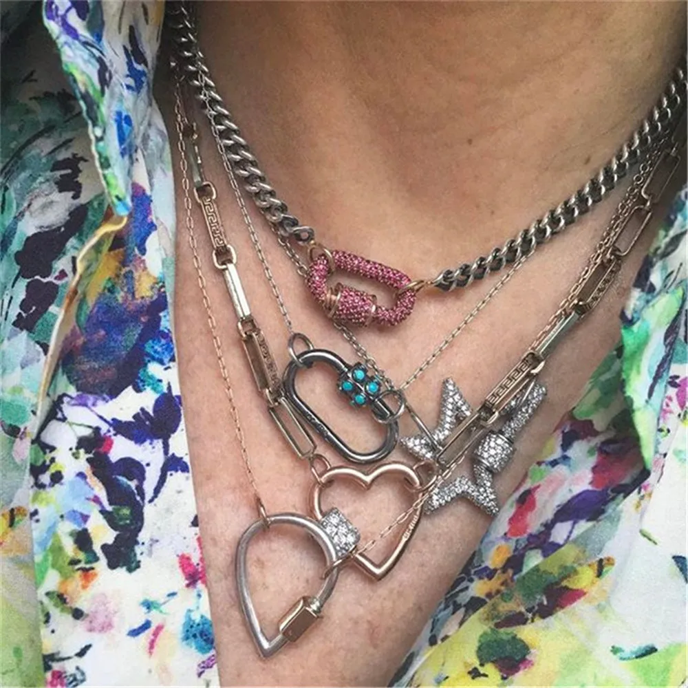 Juya роскошные застежки-карабины с цирконием - Фотография_6