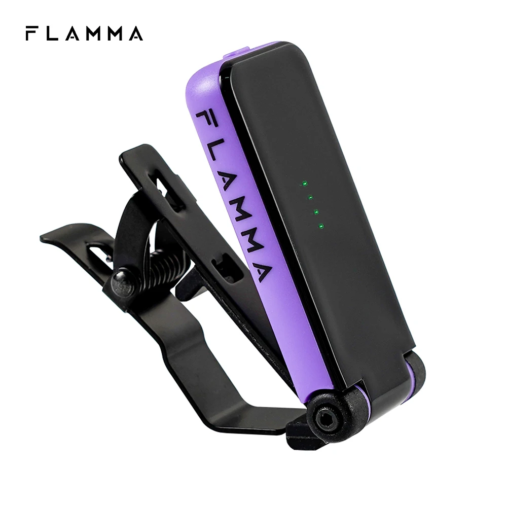 Зажим-тюнер flamma ft01 для электроакустической гитары - Фотография_4