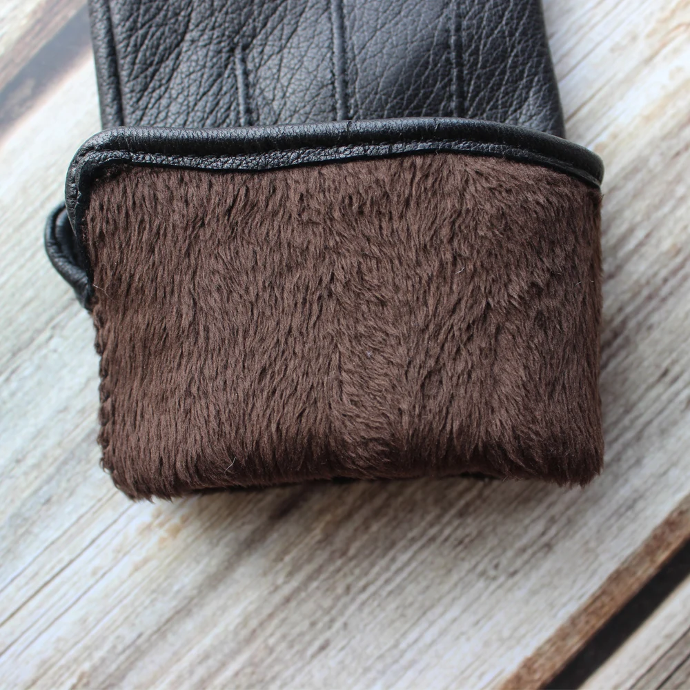 Новые женские модные кожаные перчатки - Фотография_6