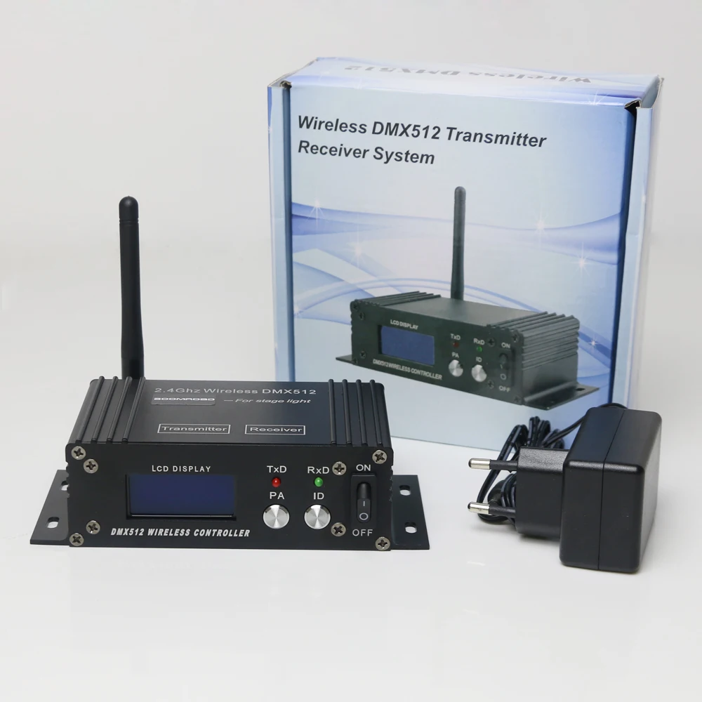 Dmx512 беспроводной контроллер приемник передатчик 2 - Фотография_6