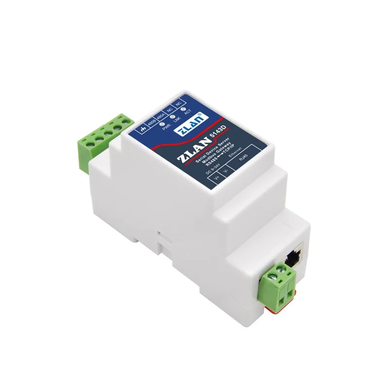 Zlan 5143d, последовательный rs485 для din-рейки