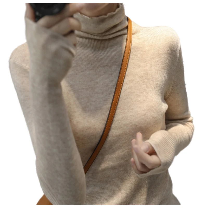 Женская тонкая водолазка - Фотография_2