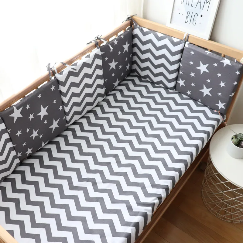 Детские бамперы для новорожденных в скандинавском стиле