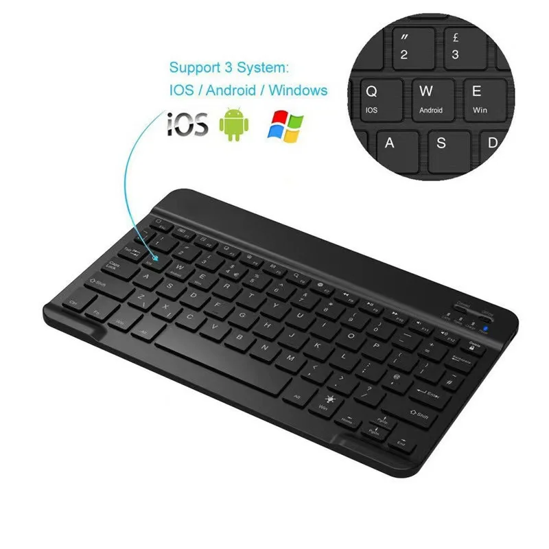 Беспроводная bluetooth-клавиатура с rgb-подсветкой - Фотография_4