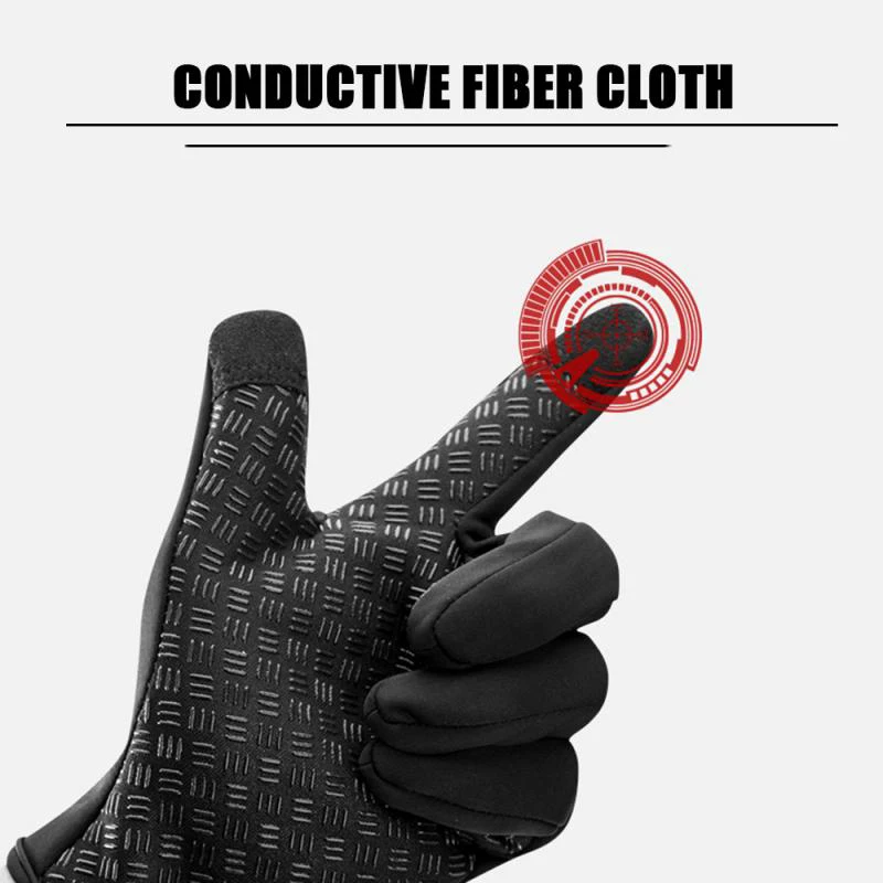 Теплые зимние перчатки для мужчин и женщин - Фотография_5