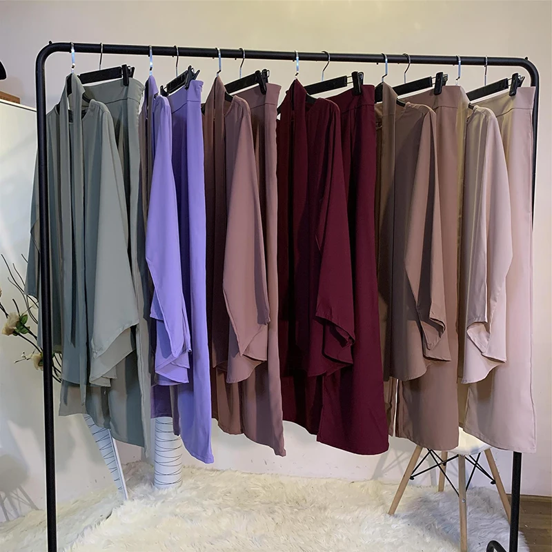 Kaftan dubai abaya турция комплекты для мусульман топы и брюки - Фотография_5