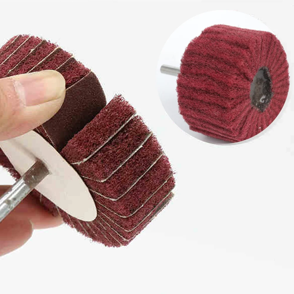 Нетканое шлифовальное колесо dremel с полировочным клапаном - Фотография_3