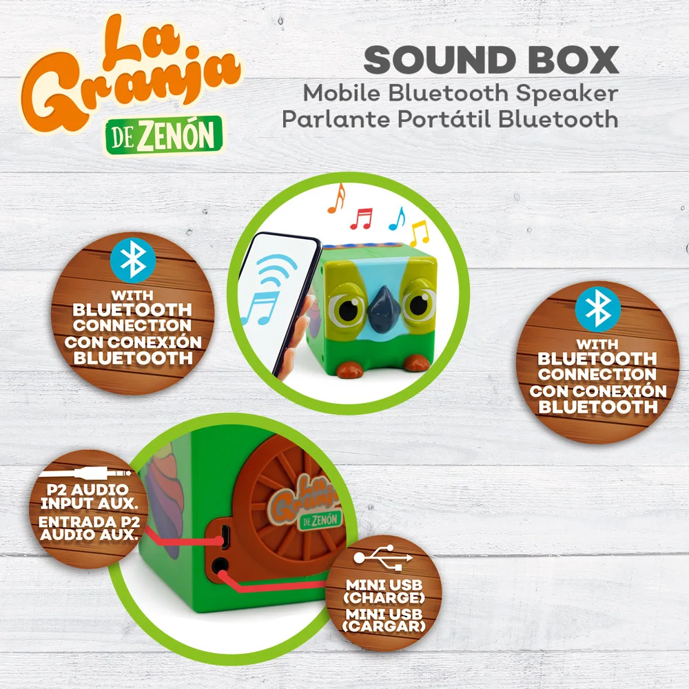 Беспроводная bluetooth-колонка la granja de zненон с животными - Фотография_3
