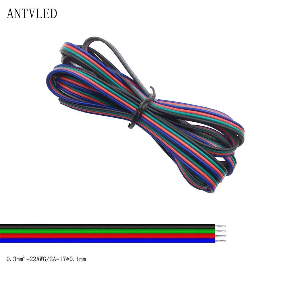 М 22awg светодиодный провод 2pin/3pin/4pin/5pin/6pin - Фотография_4