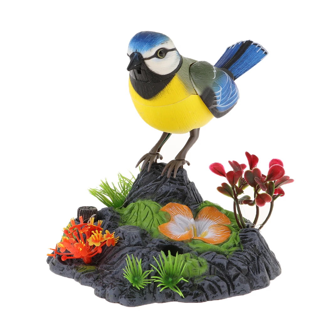 Пение и chirping bird in stump - Фотография_2