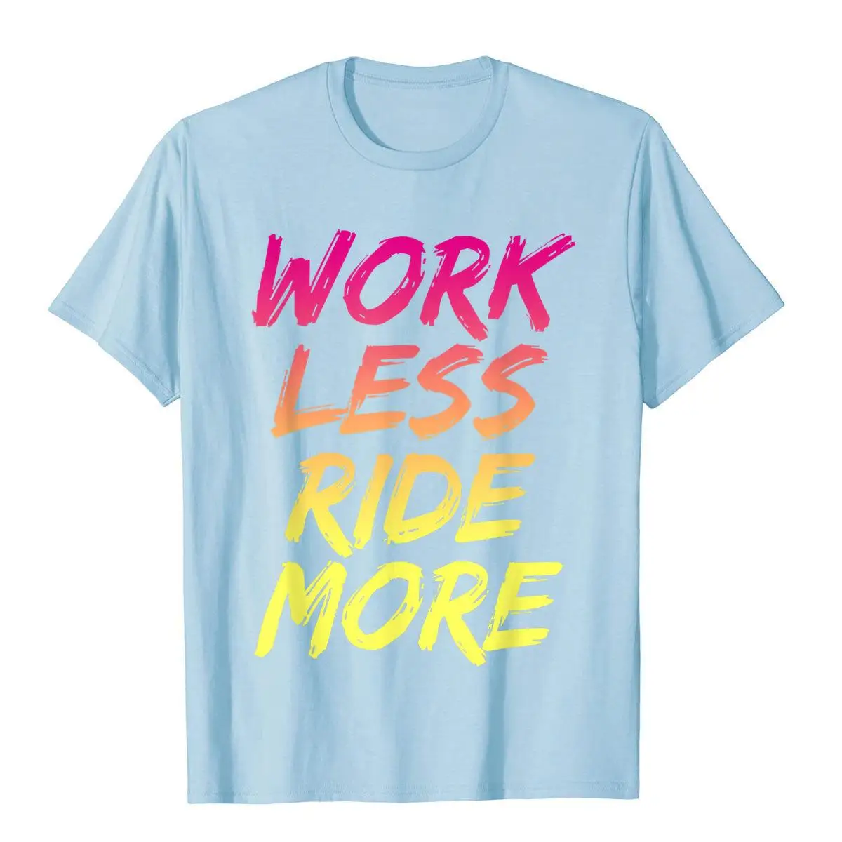 Футболка с надписью «work less ride more» - Фотография_5