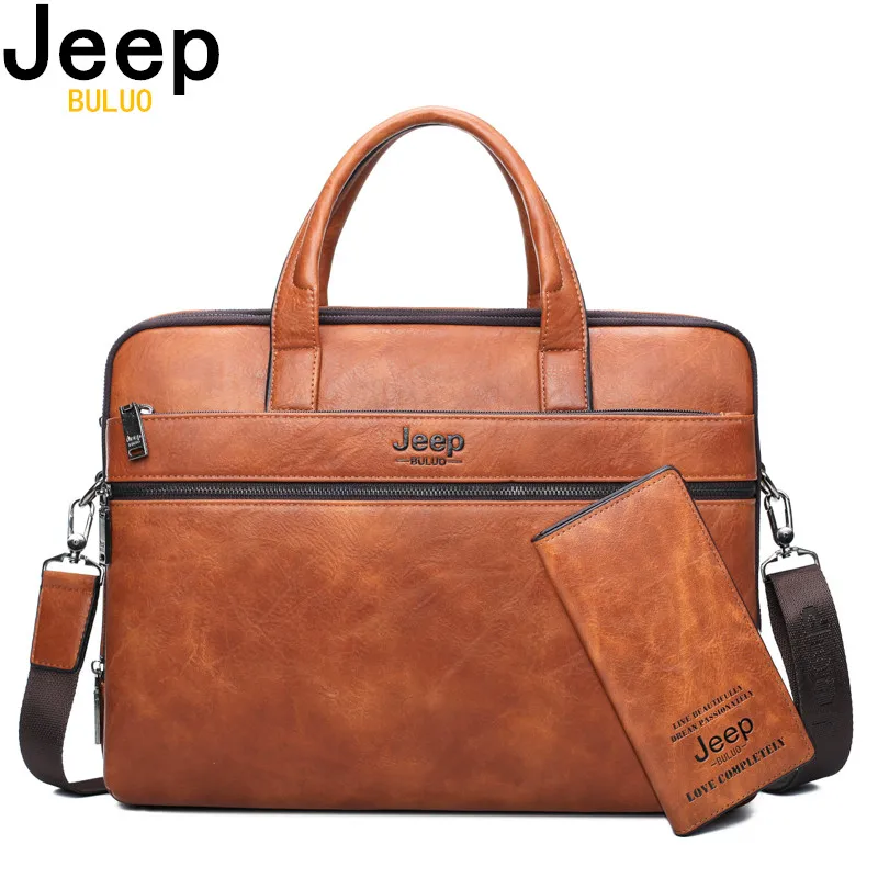Мужская сумка и кошелек комплект jeep buluo