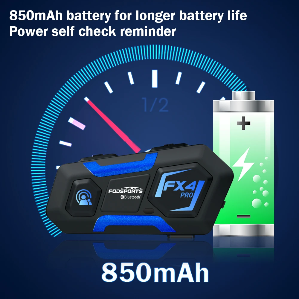 Fx4 pro, мотоциклетная bluetooth - Фотография_3