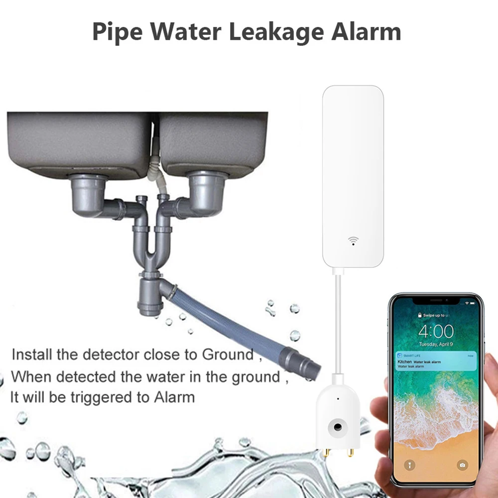 Датчик утечки воды tuya wi-fi - Фотография_4