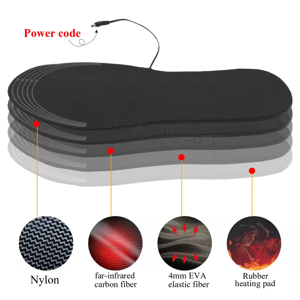 Kotlikoff usb стельки для обуви с подогревом - Фотография_2