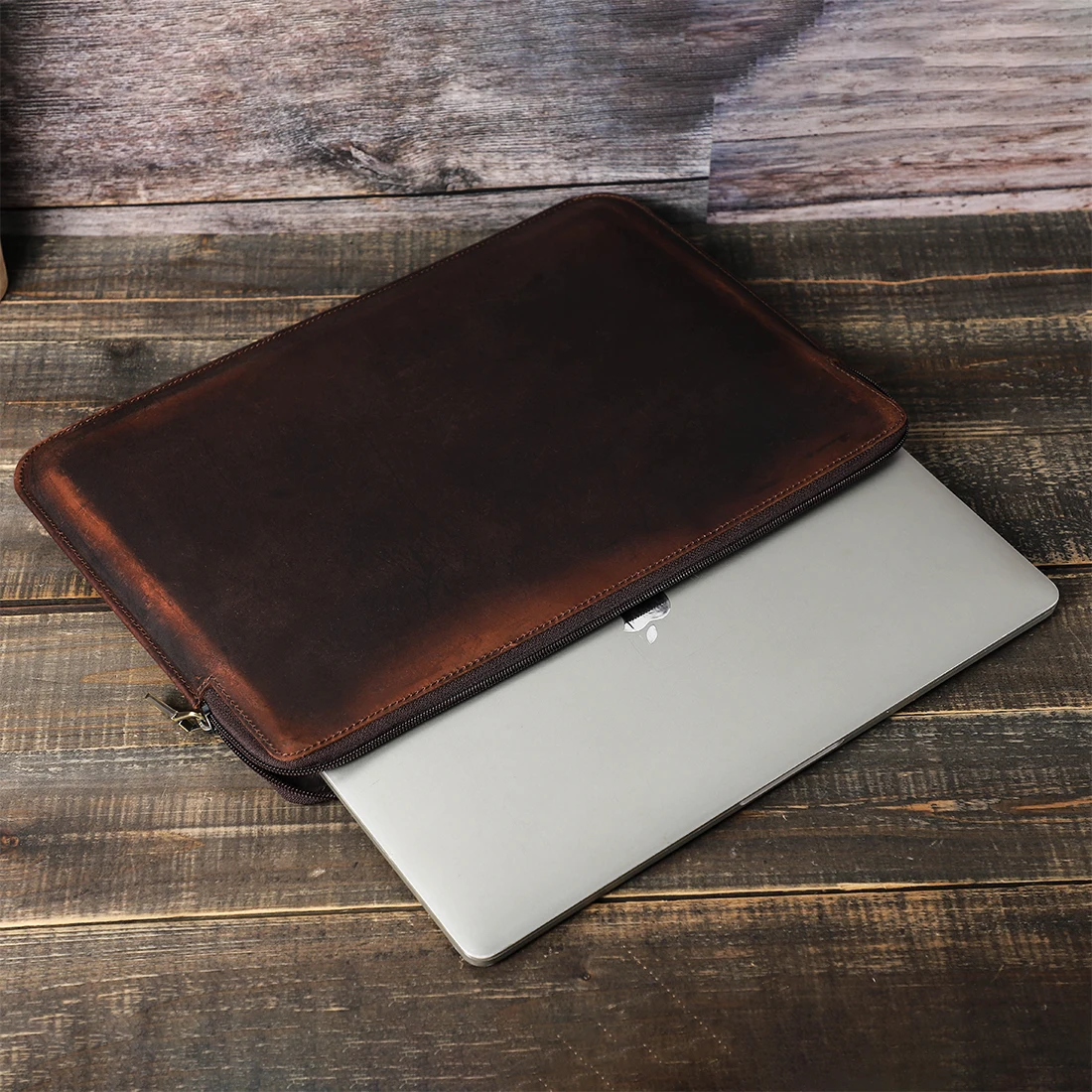 Мужской портфель для ноутбука macbook air pro 13 14 15 дюймов - Фотография_2