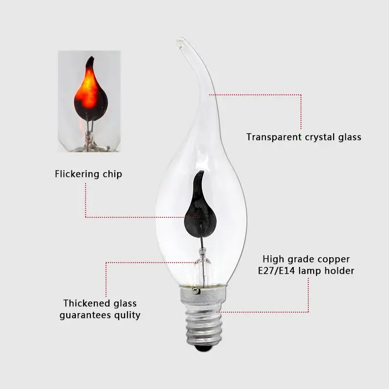 Винтажная светодиодная лампа edison e14 e27 - Фотография_3