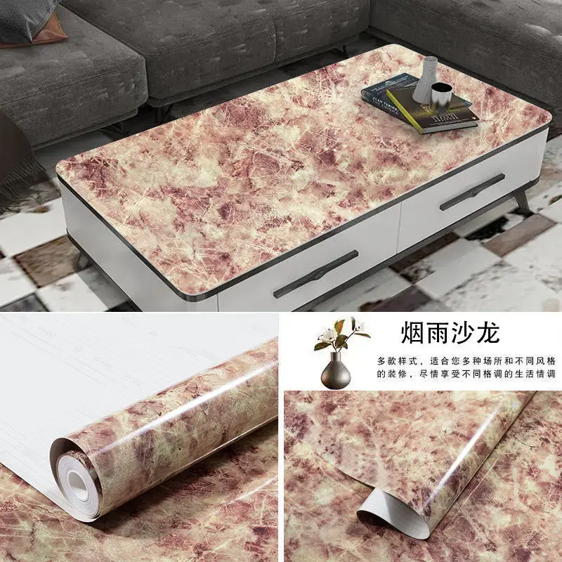 Современная кухонная мраморная контактная бумага - Фотография_2