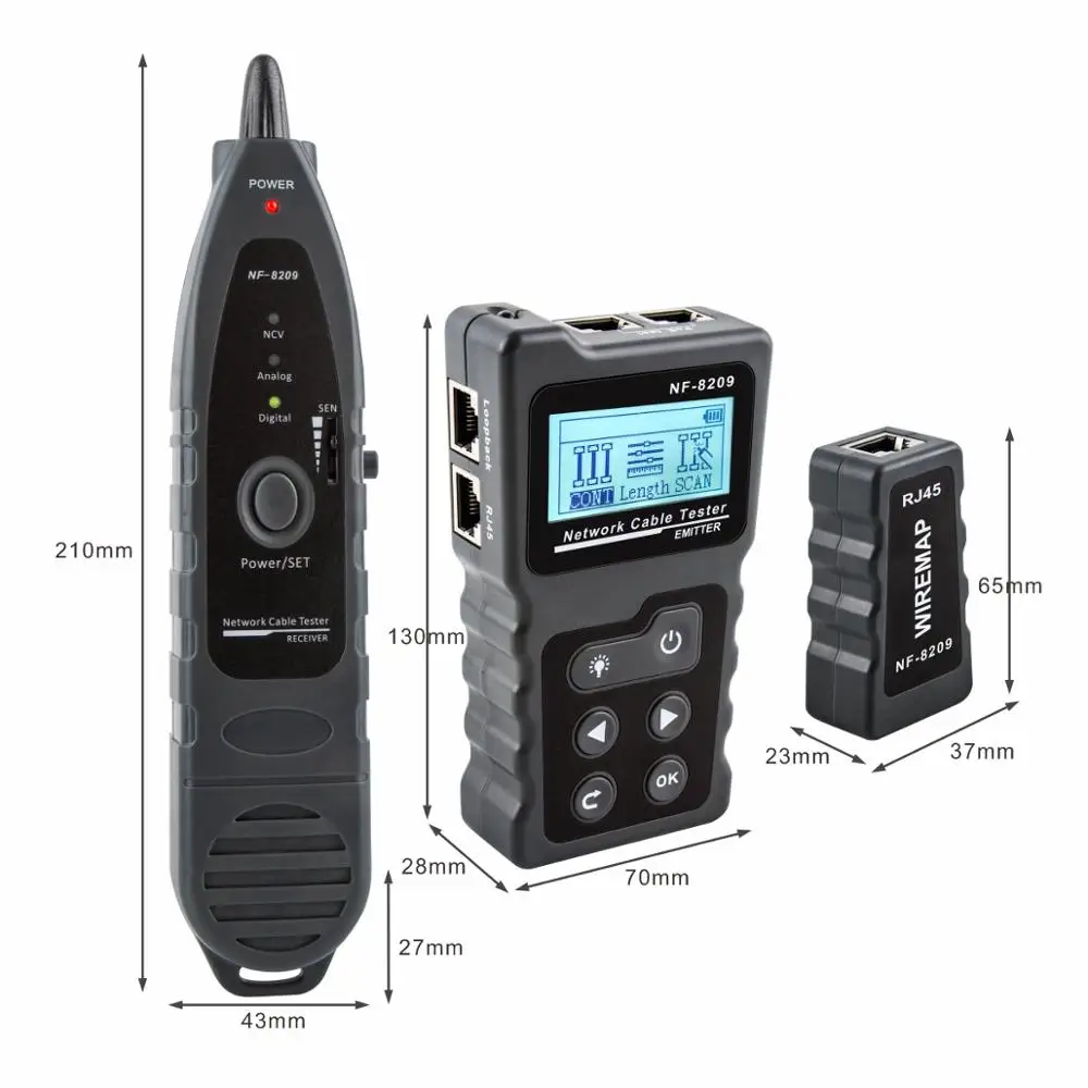 Noyafa nf-8209 rj45 кабельный трекер - Фотография_3