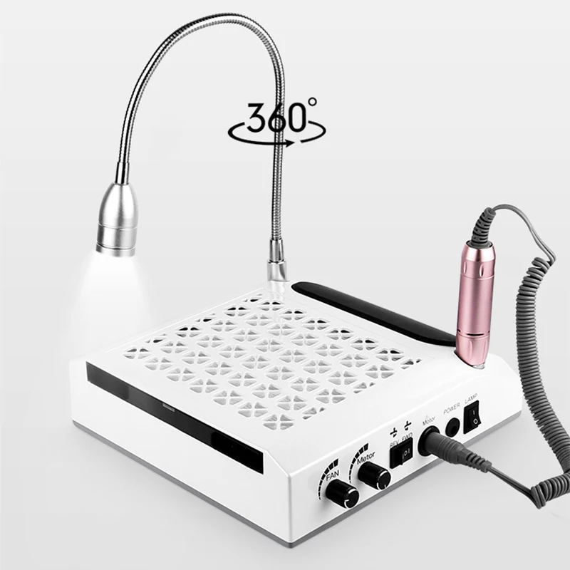 Пылесос для полировки ногтей «четыре в одном» с подсветкой - Фотография_3